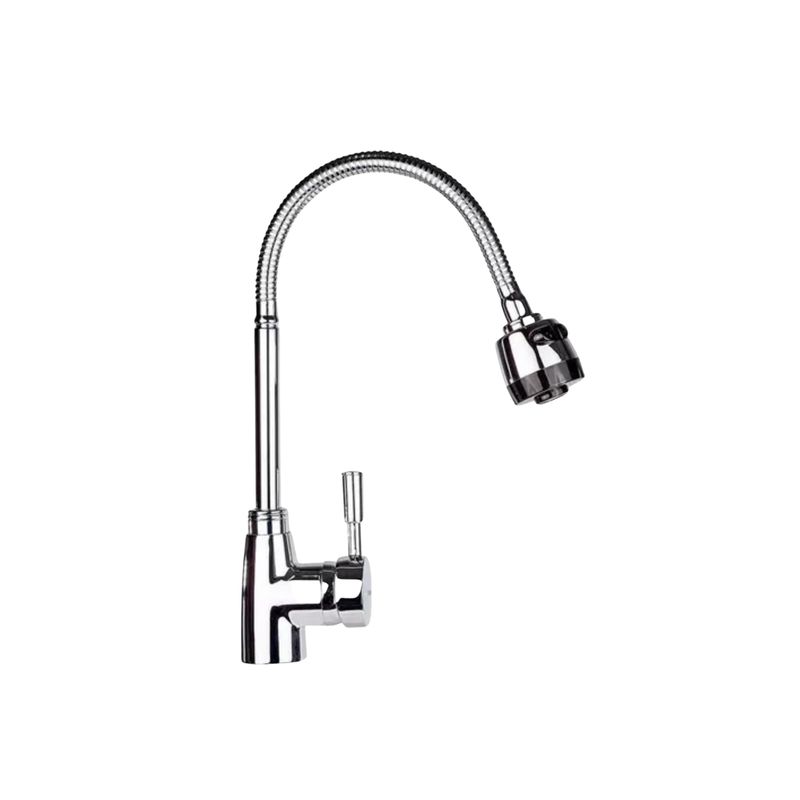 IMPORTCLICK - Llave Grifo Monomando Lavaplatos Extensible Profesional - Plateado