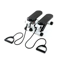 IMPORTCLICK - Maquina Gimnasia Fitness Mini Stepper Banda Resistencias - Gris