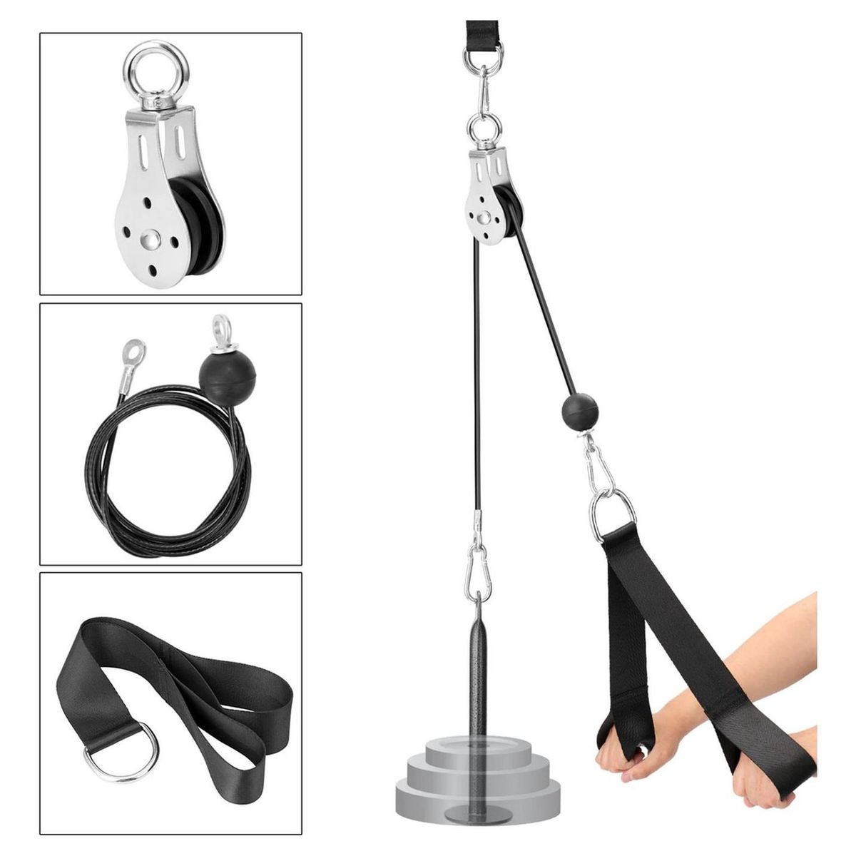 IMPORTCLICK - Polea Entrenamiento Gimnasio Ajustable