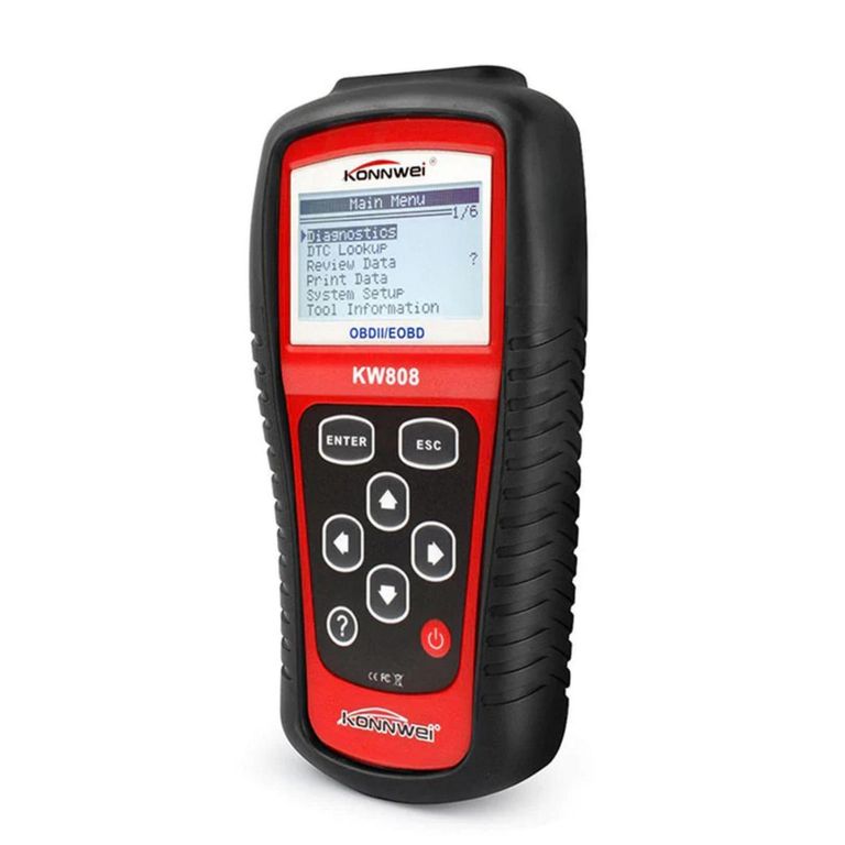 Escaner Digital Diagnostico Parametrico Auto Rojo