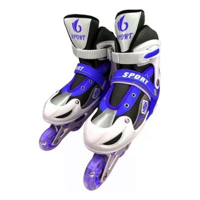 Imagen 2 del producto Patines Roller Línea Juveniles Ajustable Azul M