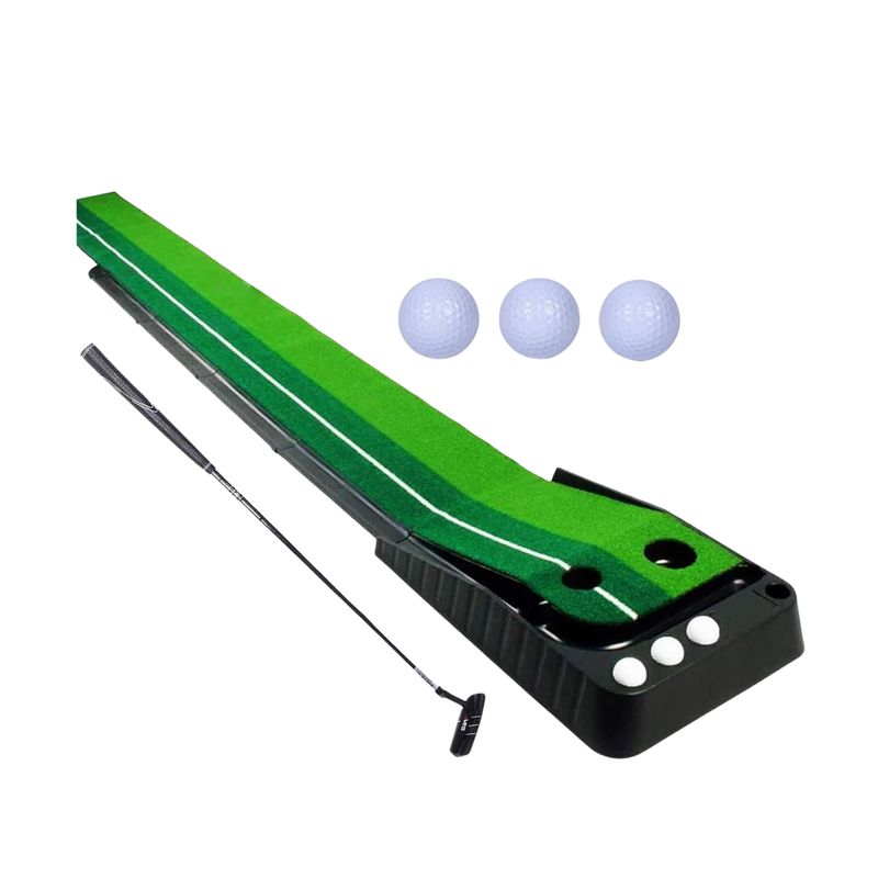 IMPORTCLICK - Juego Alfombrilla Practica Golf Interior Oficina - Verde Arlequín