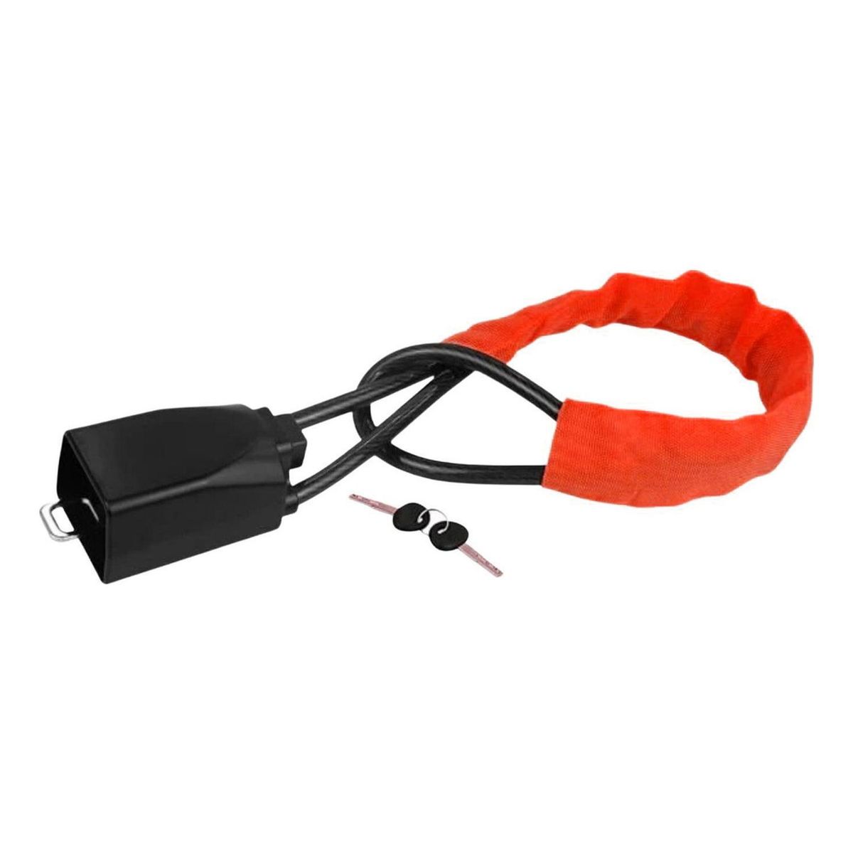 IMPORTCLICK - Bloqueo Volante Automóvil Cinturón Seguridad Rojo - Multicolor