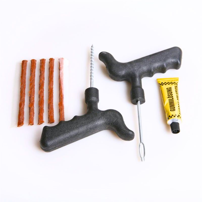 IMPORTCLICK - Kit Reparación Emergencia Pinchazo Neumáticos Automóvil - Negro