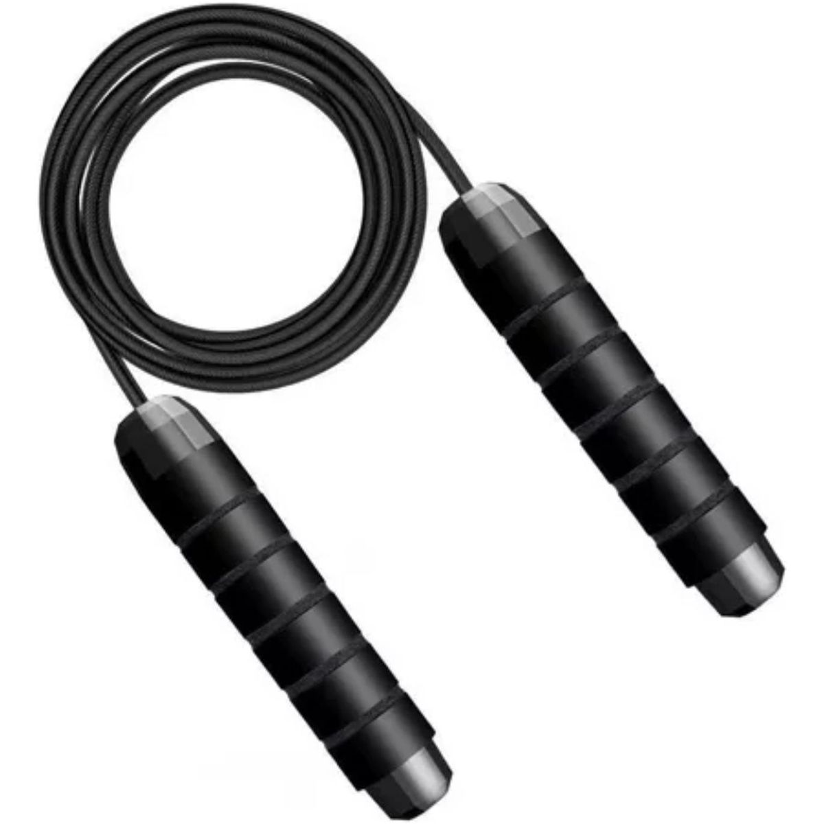 IMPORTCLICK - Cuerda Saltar Cardio Crossfit Deporte Negro