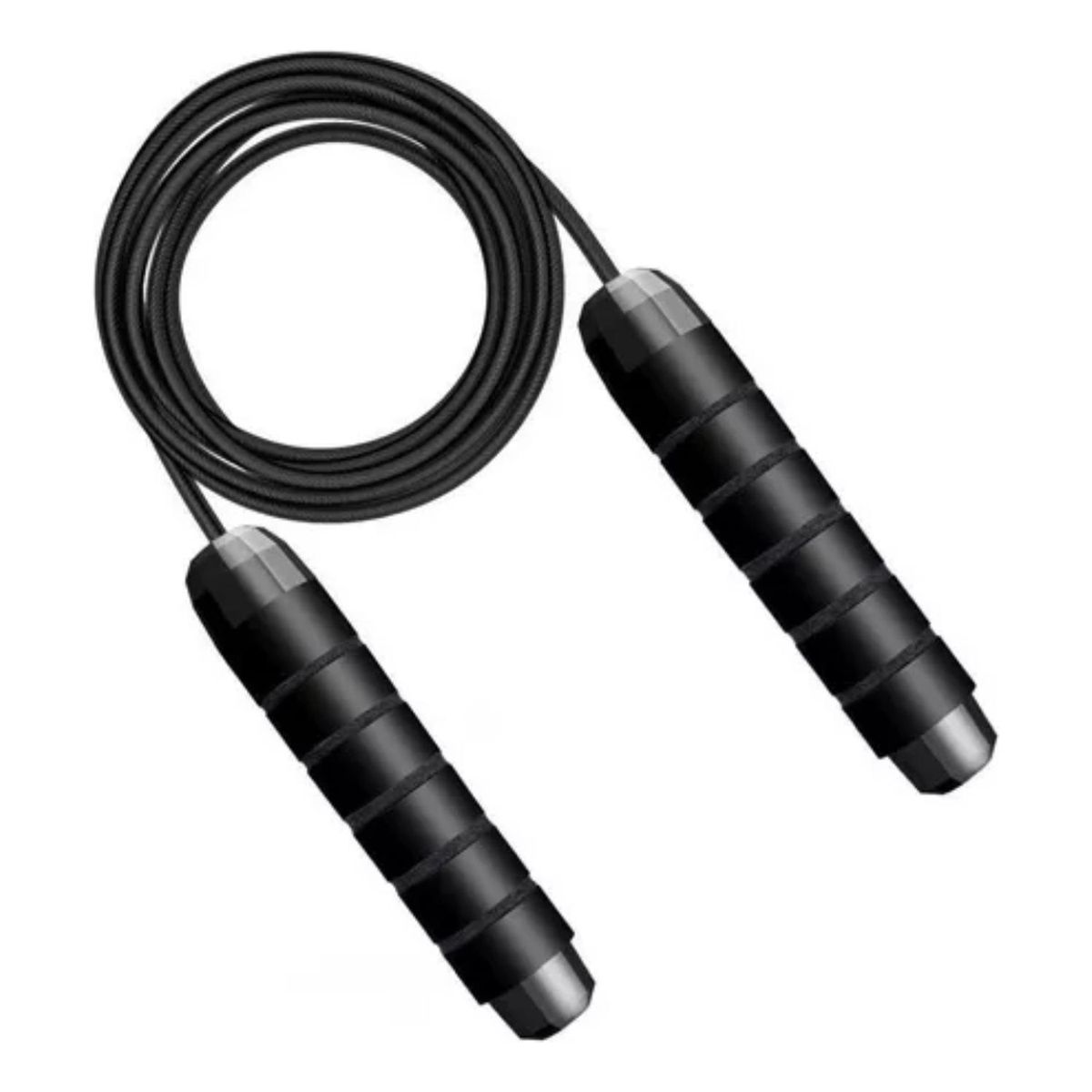 IMPORTCLICK - Cuerda Saltar Cardio Crossfit Deporte Negro