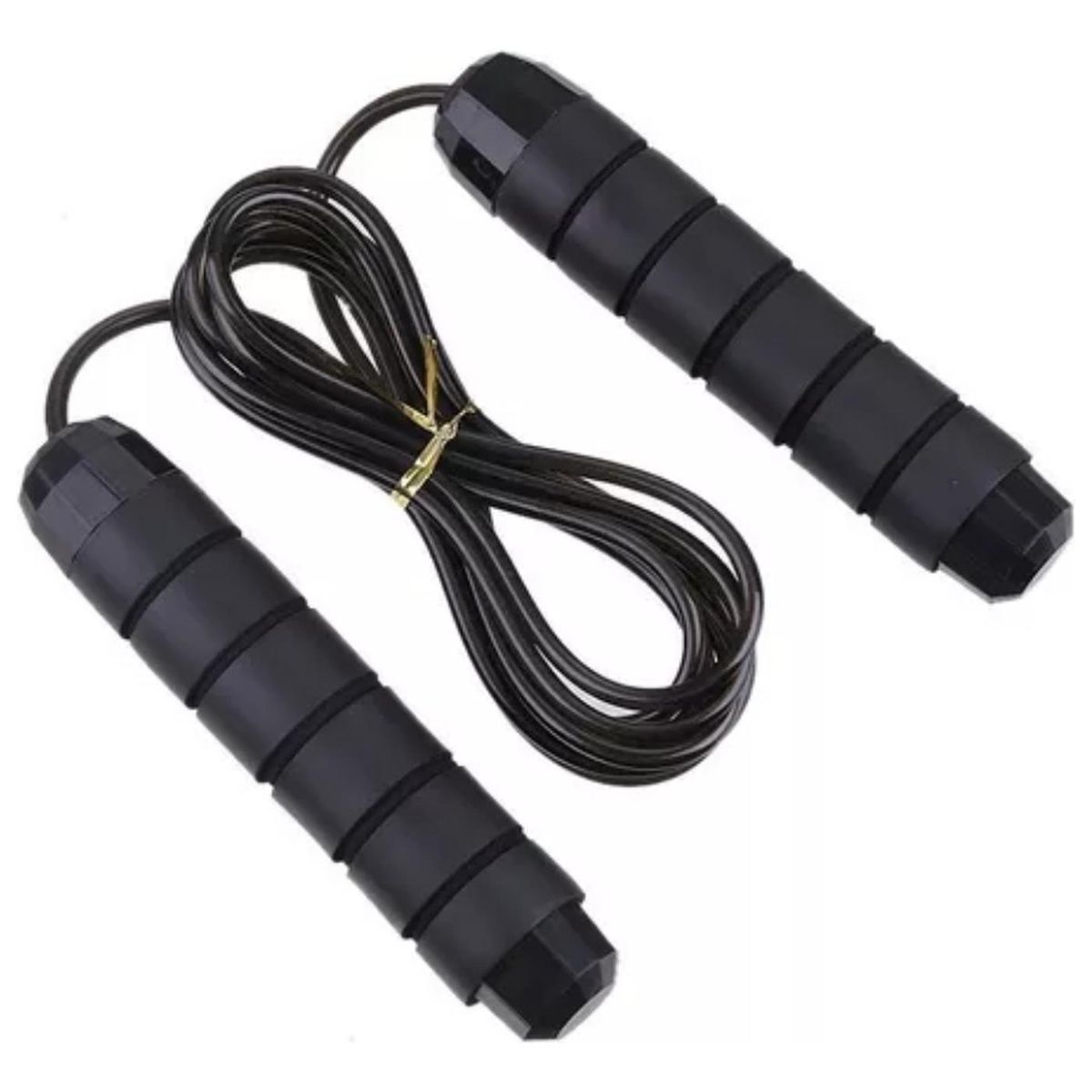 IMPORTCLICK - Cuerda Saltar Cardio Crossfit Deporte Negro