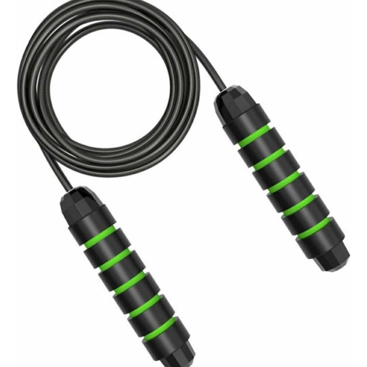 IMPORTCLICK - Cuerda Saltar Cardio Crossfit Deporte Verde