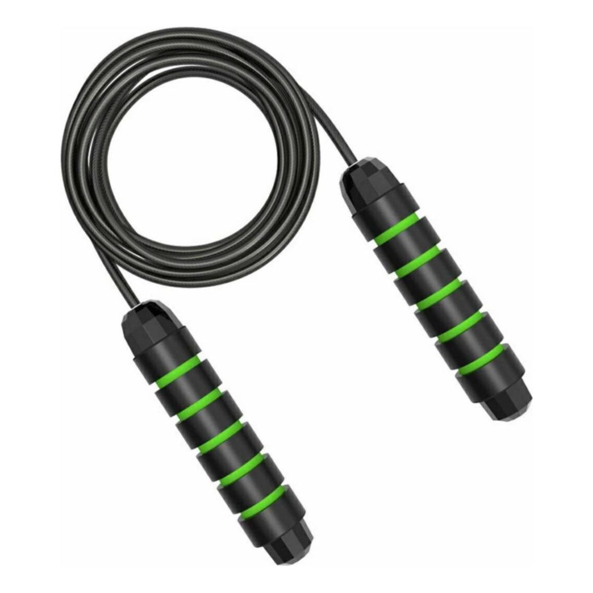 IMPORTCLICK - Cuerda Saltar Cardio Crossfit Deporte Verde