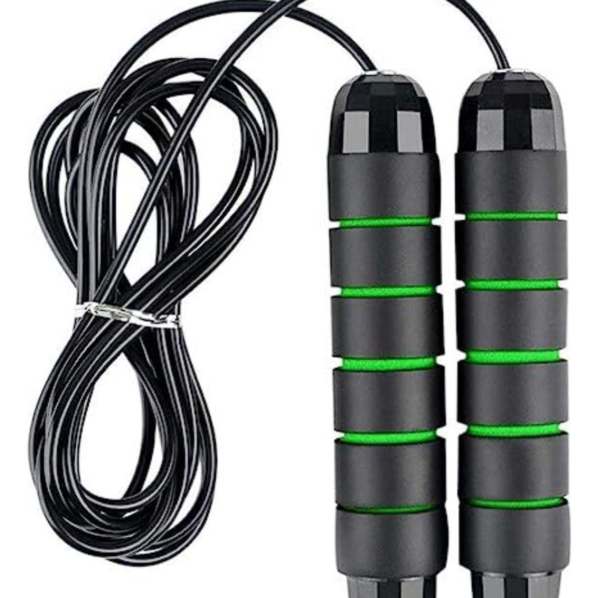 IMPORTCLICK - Cuerda Saltar Cardio Crossfit Deporte Verde