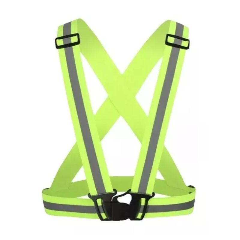 IMPORTCLICK - Arnés Elástico Reflectante Ajustable Running Bicicleta - Amarillo