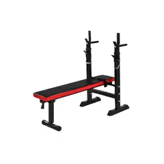 IMPORTCLICK - Banco Plegable Soporte Barra Gym - Negro