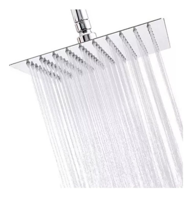 Plato Ducha Plano 20 CM Conexion 1/2 Pivotable