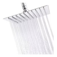 Plato Ducha Plano 20 CM Conexión 1/2 Pivotable