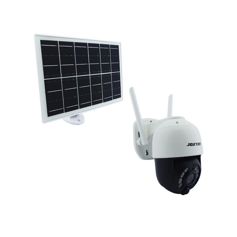 IMPORTCLICK - Cámara Seguridad IP Panel Solar Inalámbrica 1080P 2MP WIFI - Blanco