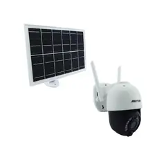 IMPORTCLICK - Cámara Seguridad IP Panel Solar Inalámbrica 1080P 2MP WIFI - Blanco