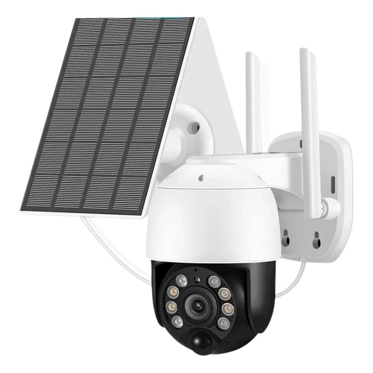 IMPORTCLICK - Cámara Seguridad Panel Solar  IP WIFI FullHD Visión Nocturna Sensor Movimiento