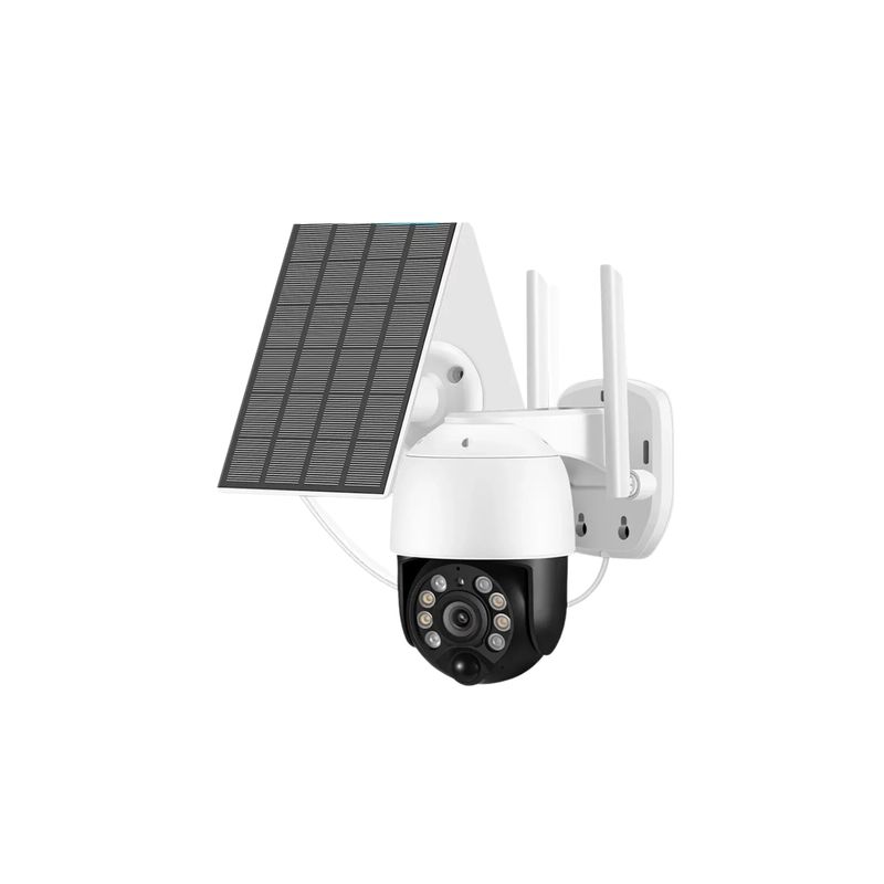IMPORTCLICK - Cámara Seguridad Panel Solar  IP WIFI FullHD Visión Nocturna Sensor Movimiento