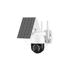 IMPORTCLICK - Cámara Seguridad Panel Solar IP WIFI FullHD Visión Nocturna Sensor Movimiento