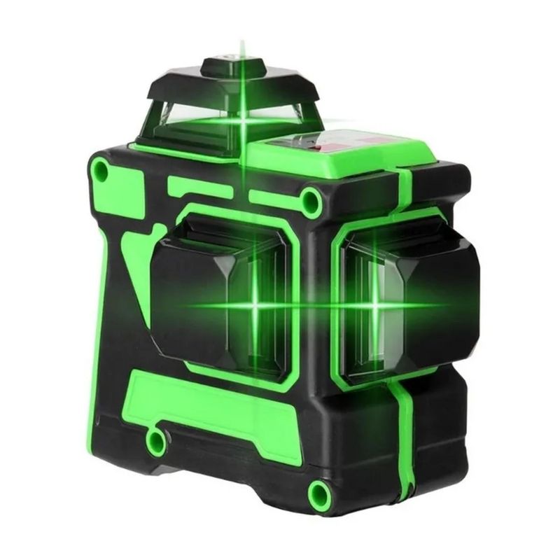 IMPORTCLICK - Láser Nivel Herramientas Construcción Vertical 3D 12 Líneas - Negro