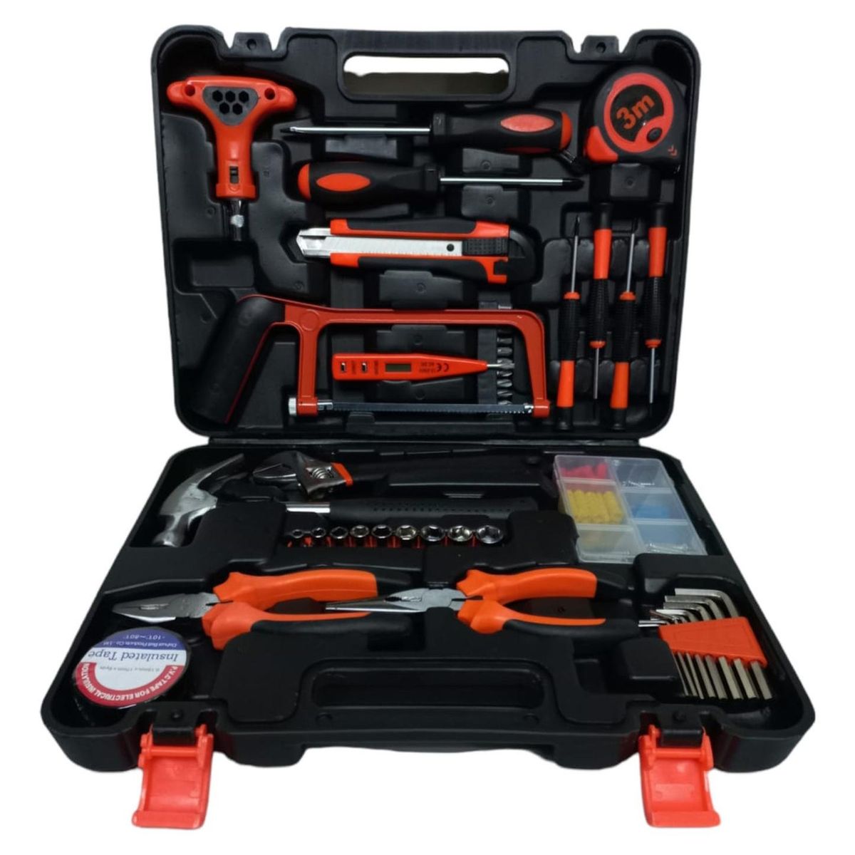 IMPORTCLICK - Set Herramientas Maletín 104 Piezas Deluxe - Negro