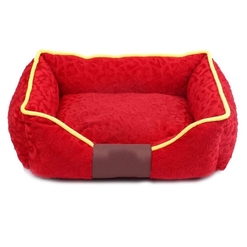 IMPORTCLICK - Cama Mascota Ultrasuave Gato Perro 56x46 Cm Colchón Red