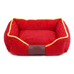 IMPORTCLICK - Cama Mascota Ultrasuave Gato Perro 56x46 Cm Colchón Red