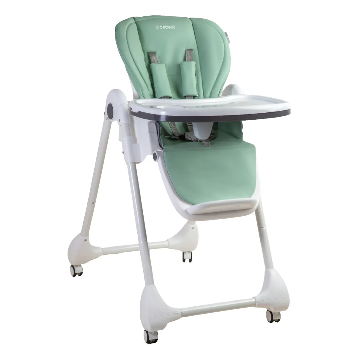 BEBESIT - Silla de Comer EasyFeed Verde Bebesit