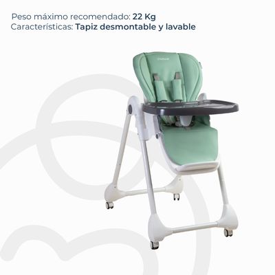 Imagen 2 del producto Silla de Comer EasyFeed Verde