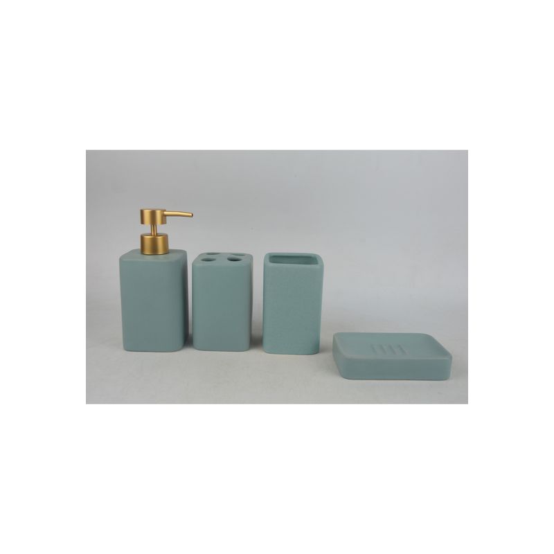 CHANTILLY - Set Accesorios Baño 4 Piezas Rocco Acqua CHANTILLY