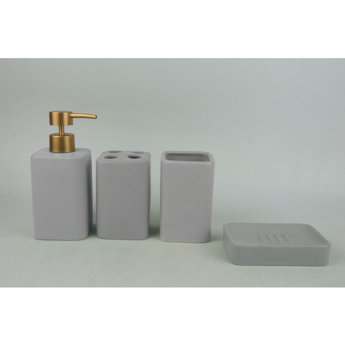 CHANTILLY - Set Accesorios Baño 4 Piezas Rocco Lila CHANTILLY