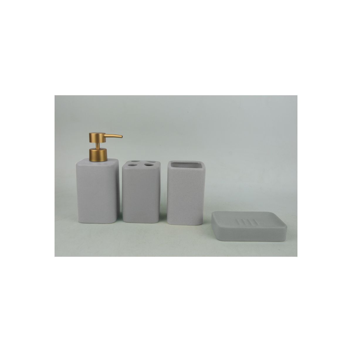 CHANTILLY - Set Accesorios Baño 4 Piezas Rocco Lila CHANTILLY