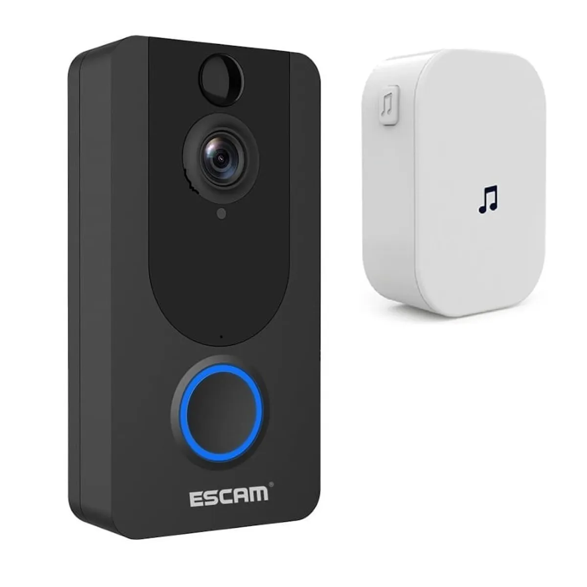 ESCAM - Video Portero Citofono Inteligente Wifi Full Hd 1080P Escam V7