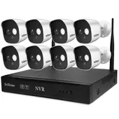 SRICAM - KIT NVR IP WIFI 8 Cámaras Full HD 2MP NVS002