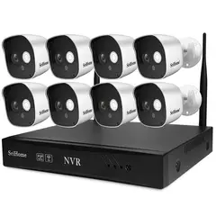 SRICAM - KIT NVR IP WIFI 8 Cámaras Full HD 2MP NVS002