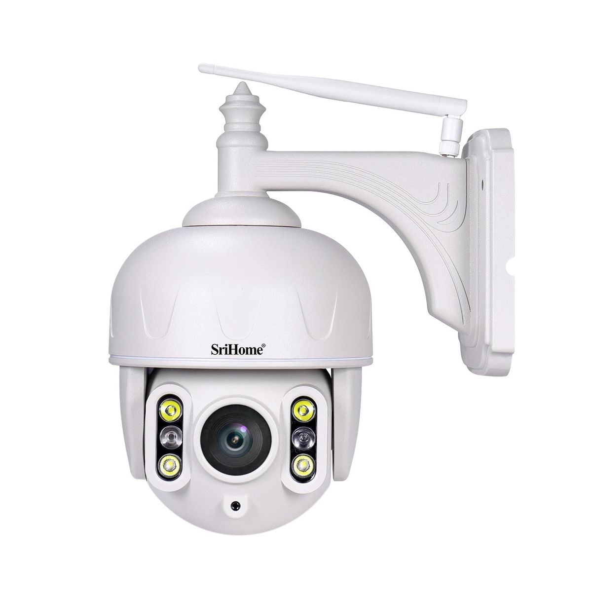 SRIHOME - Cámara IP WIFI exterior Quad HD 1920P 5MP 5g audio y ranura SD Srihome SH028B