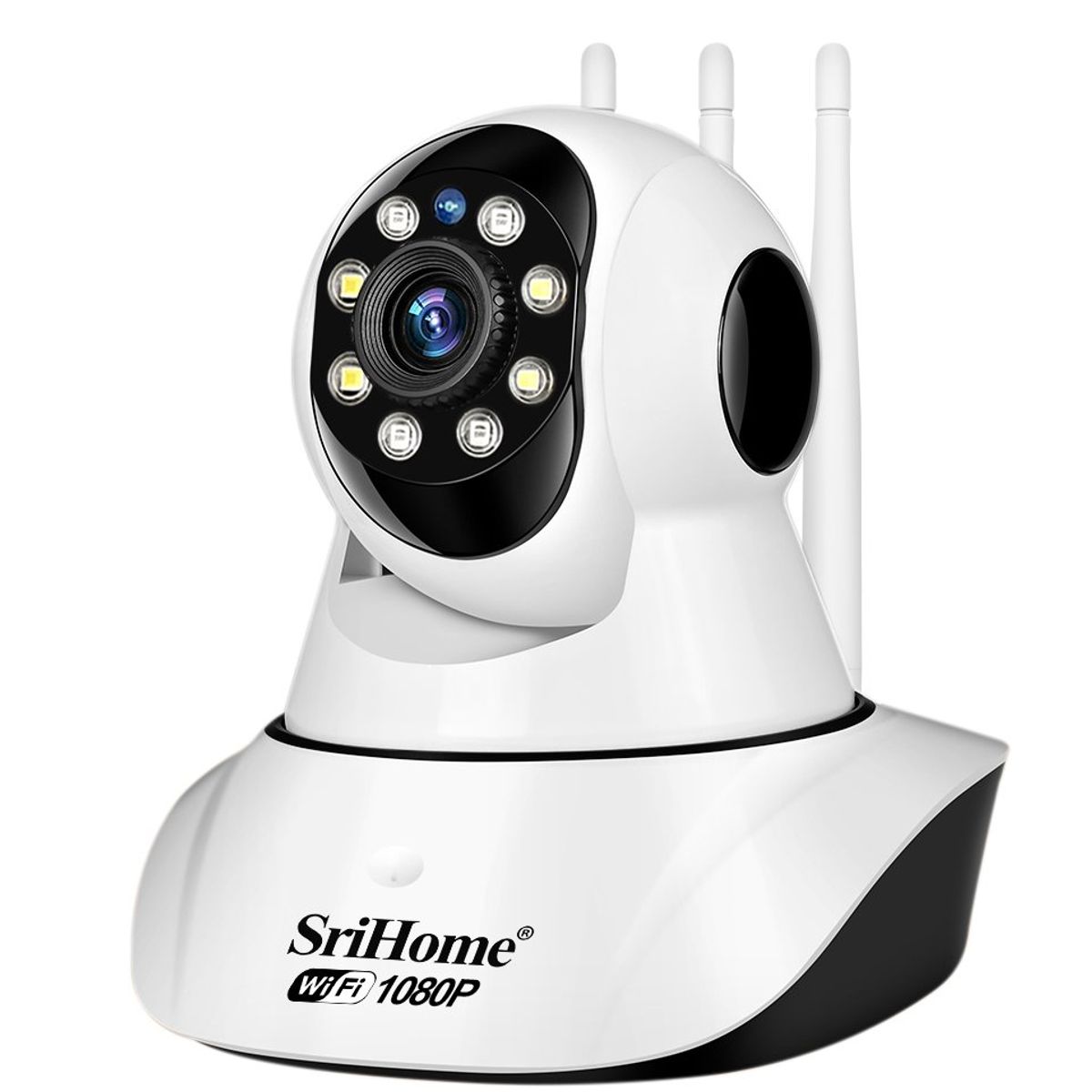 SRICAM - Cámara IP WIFI 2MP FHD 1080P SriHome SP029 Luz LED
