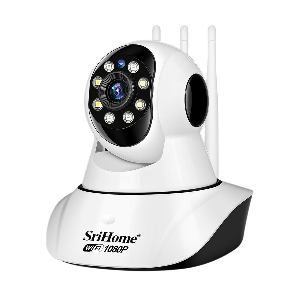 SRICAM - Cámara IP WIFI 2MP FHD 1080P SriHome SP029 Luz LED