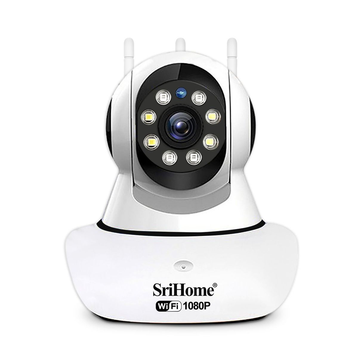SRICAM - Cámara IP WIFI 2MP FHD 1080P SriHome SP029 Luz LED