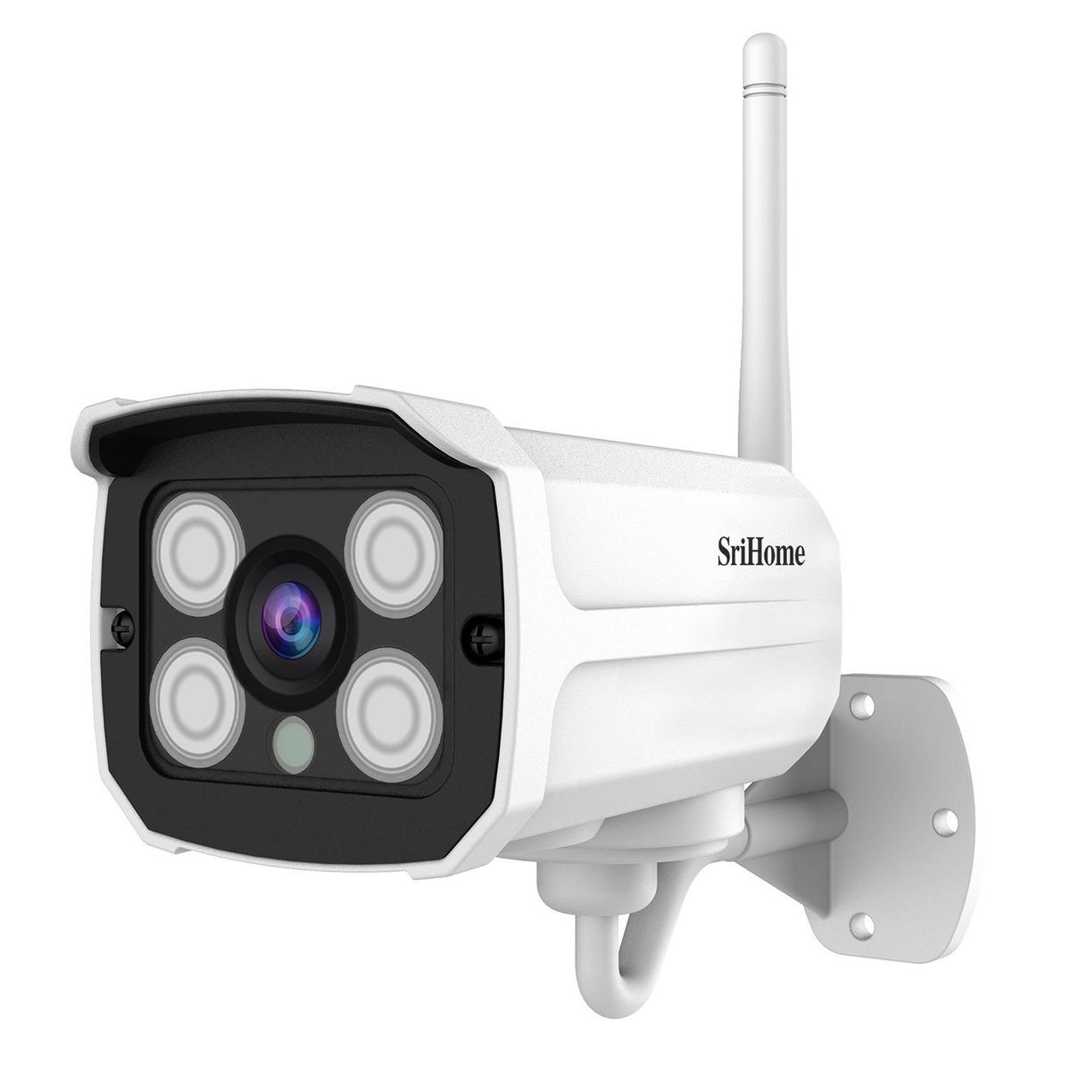 SRICAM - Kit Nvr Ip Wifi 4 Cámaras Fhd 2Mp Sricam Nvs001