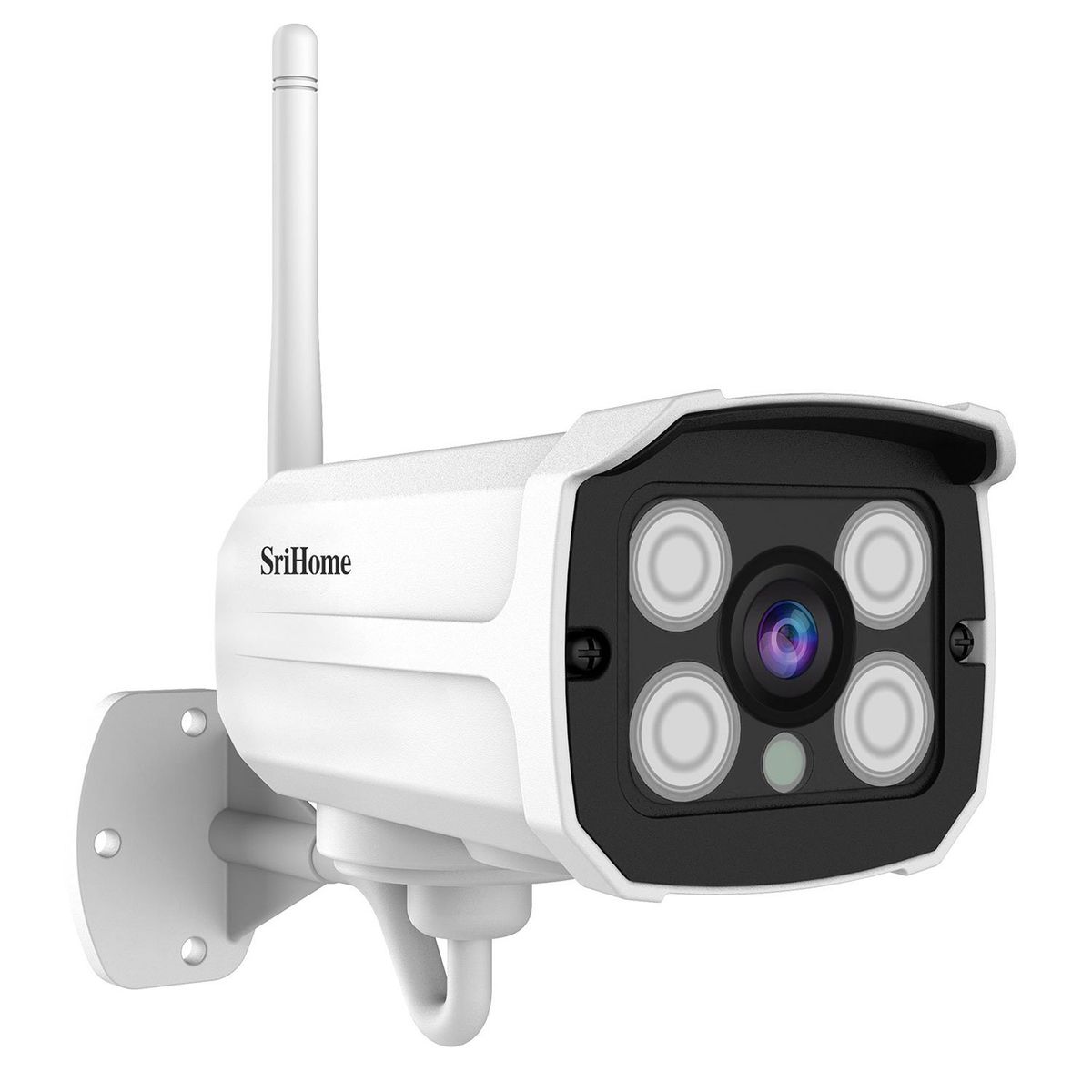 SRICAM - Kit Nvr Ip Wifi 4 Cámaras Fhd 2Mp Sricam Nvs001