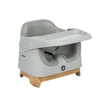 Silla Comer Booster Dahlia Gris