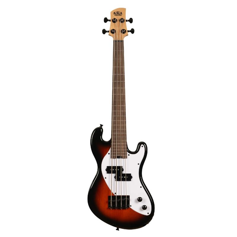 KALA - U-Bass Cuerpo Sólido Fretless Marron Burst Kala