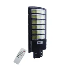IMPORTCLICK - Foco Poste Solar 300 Watt 18 Placas 594 LED - Negro