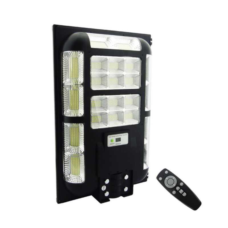 IMPORTCLICK - Foco Poste Solar 300 Watt 22 Placas 804 LED Control Remoto - Negro