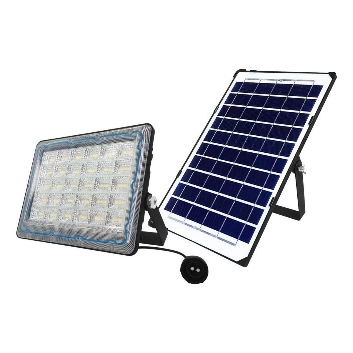 IMPORTCLICK - Foco LED 100 Watt IP66 Panel Solar Control Remoto