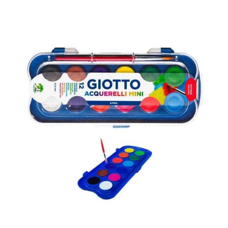 GIOTTO - Acuarela Giotto Mini 12 Colores