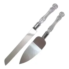 GENERICO - Set De Cuchillo Y Servidor Torta Matrimonio Repostería