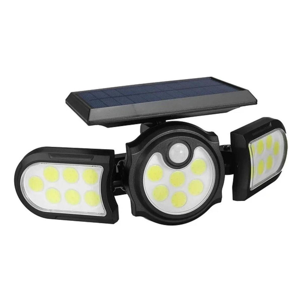 IMPORTCLICK - Foco Lámpara Solar Panel 140 COB Sensor Movimiento 120°