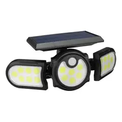 IMPORTCLICK - Foco Lámpara Solar Panel 140 COB Sensor Movimiento 120°